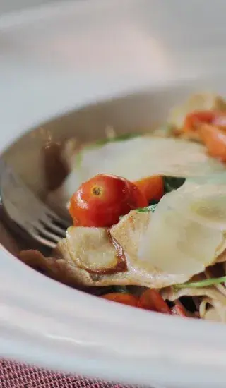 Chřestové rizoto s kuřecím masem