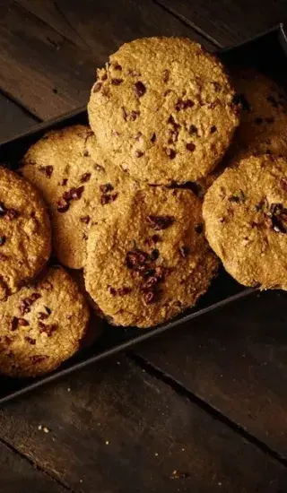 Cookies s vanilkou a vlašskými ořechy