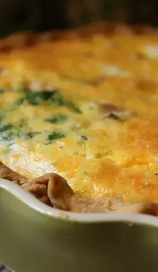 Quiche s mozzarellou