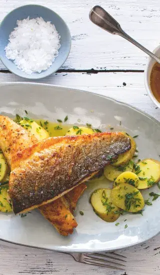 Ryba s citronovo-máslovou omáčkou