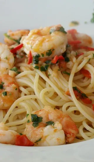 Superrychlé krevetové nudle