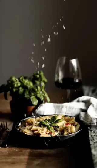 Těstoviny s květákem