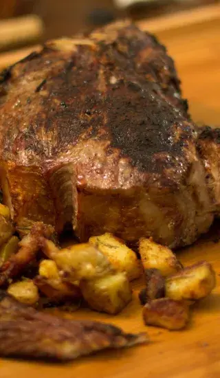 Pečeně s jablky a rozmarýnem