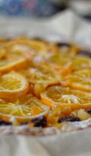 Kokosovo-pomerančový koláč