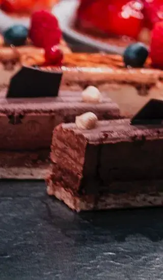 Pařížské kostky s čokoládovými tyčinkami