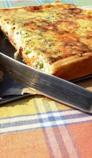 Quiche s lososem