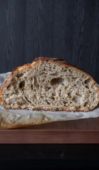 Kváskový chléb ze žitné mouky