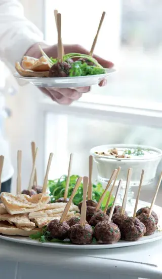 Mleté jehněčí kuličky po řecku