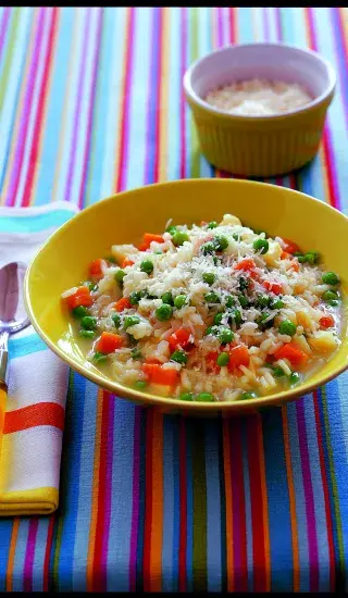 Krémové zeleninové rizoto