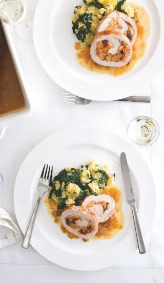 Krůtí roláda na víně