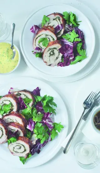 Krůtí roláda s pecorinem