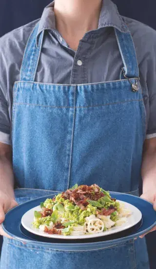 Rotelle se slaninou a hráškem