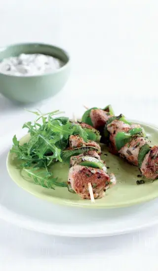 Rozmarýnové jehněčí špízy