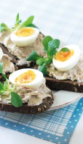 Rybičková s vejcem naměkko