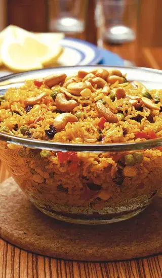 Vegetariánská rýže po indicku