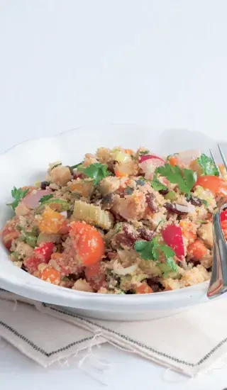 Zeleninový salát s kuskusem