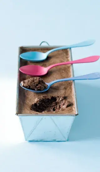 Dvojnásobně čokoládové semifreddo