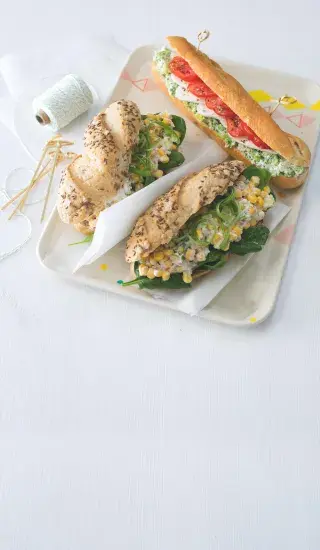 Sendvič s tuňákem a kukuřicí