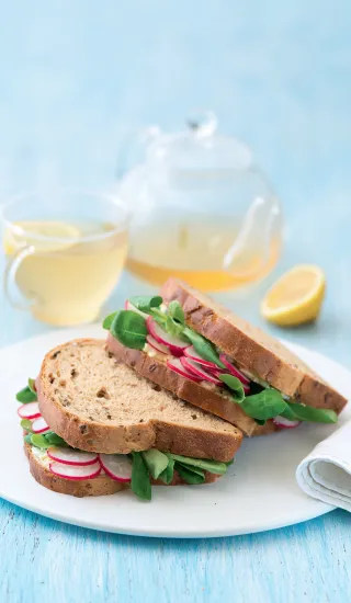 Sendvič s vajíčkovou pomazánkou