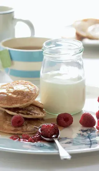 Skořicové lívance s medem