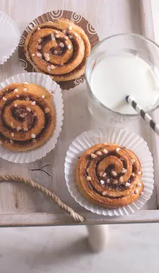 Skořicoví šneci kanelbullar
