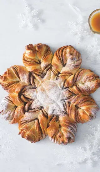 Sladká vánoční vločka