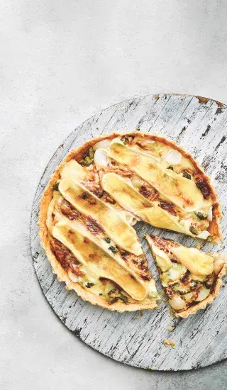 Slaný koláč tartiflette