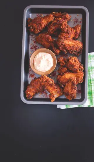 Smažená jižanská křídla