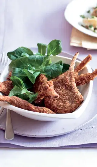 Smažené jehněčí kotlety