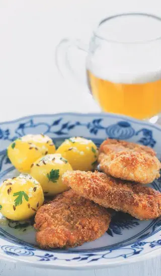 Smažené marinované králičí řízky