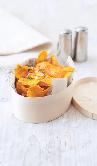 Smažené mrkvové lupínky s římským kmínem