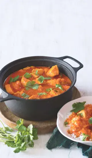 Snadné máslové kari kuře