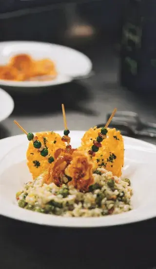 Italské rizoto s hráškem