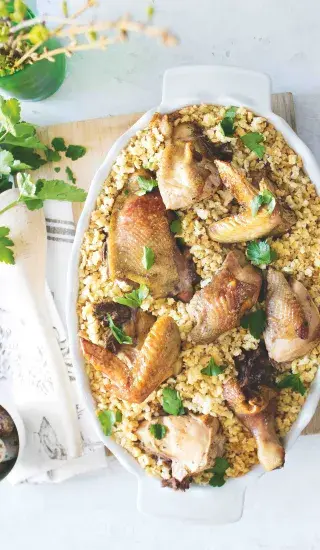 Kuře s nádivkou podle Sandtnerové