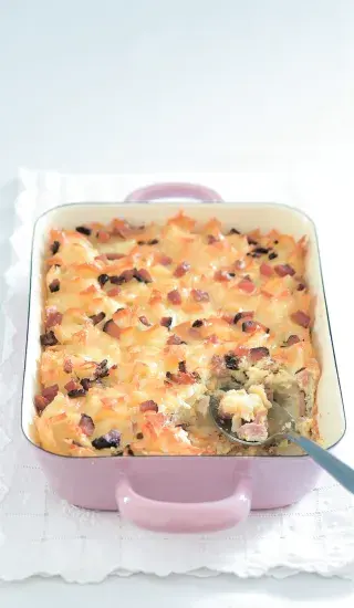 Šunkofleky se slaninou