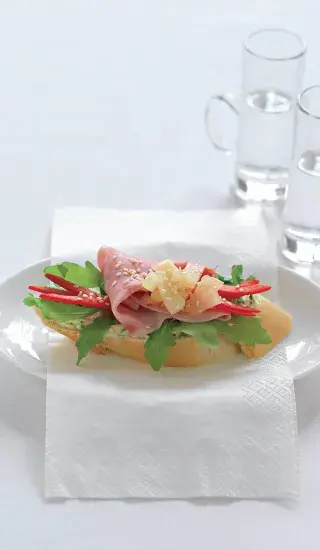 Šunkový chlebíček