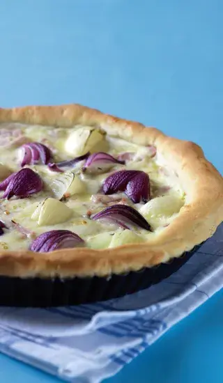 Švábský cibulový koláč