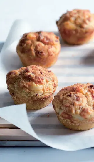 Sýrové muffiny s pancettou