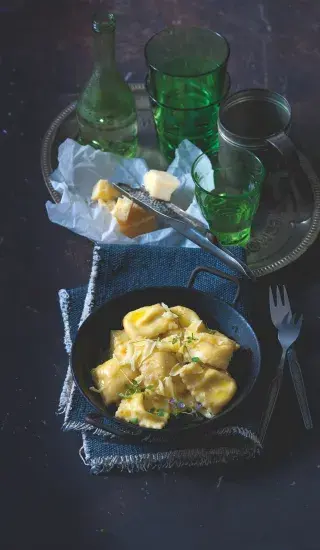 Ravioly se čtyřmi sýry