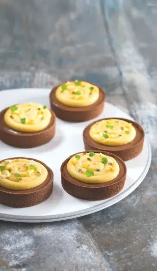 Tartaletky s krémem