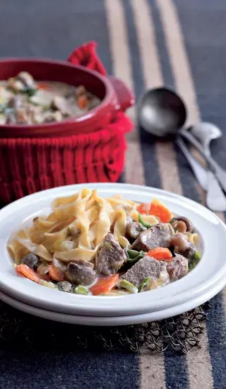 Telecí ragú s křenem