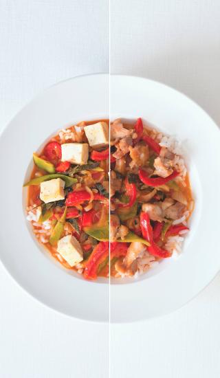 Thajské červené kari + kuře