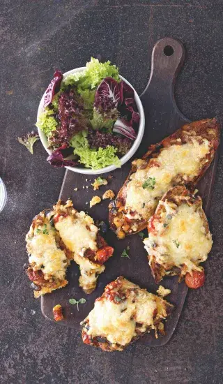 Tousty s kořeněným lilkem