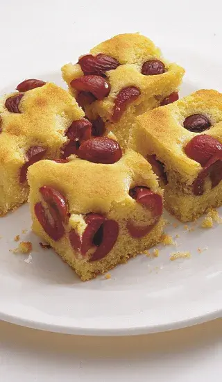 Rychlá bublanina s třešněmi