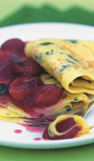 Třešňové palačinky