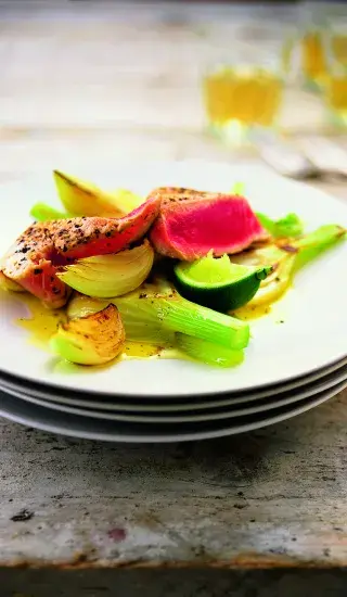 Pečená ryba na fenyklu