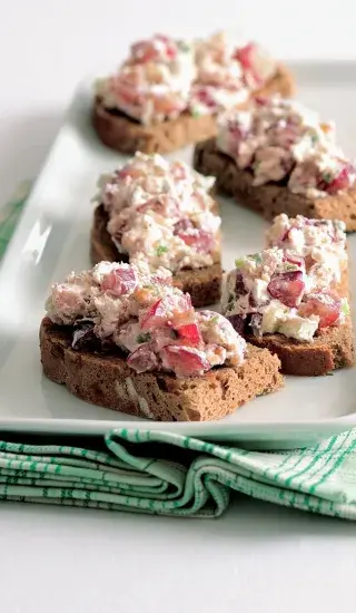 Tvarohová pomazánka se sýrem s modrou plísní