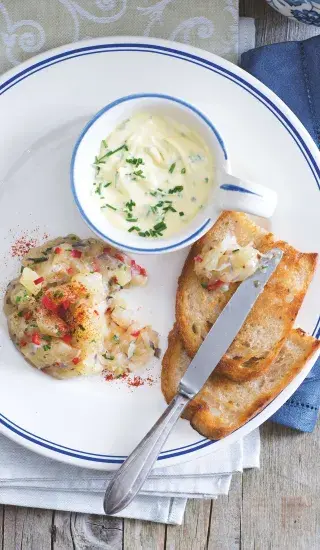 Tvarůžkový tatarák