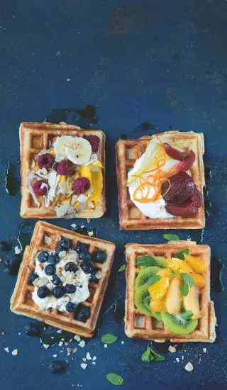 Vanilkové vafle z podmáslí