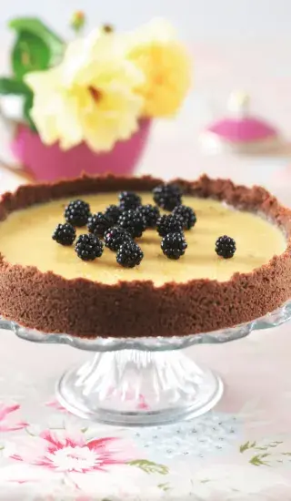 Vanilkový koláč z podmáslí